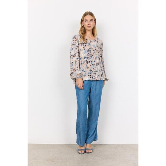 NWT SOYA CONCEPT PAMMI Floral Print Blouse - Picture 2 of 5